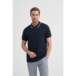 CAZ 4247 POLO T-SHIRT - CAZADOR - LACİVERT - M