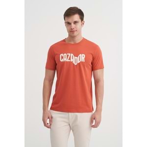 CAZ 4230 BIS YK T-SHIRT - CAZADOR - KİREMİT - M