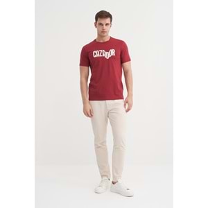 CAZ 4230 BIS YK T-SHIRT - CAZADOR - BORDO - L