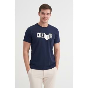 CAZ 4230 BIS YK T-SHIRT - CAZADOR - LACİVERT - L