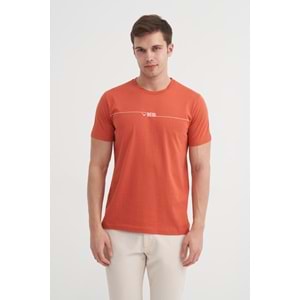 CAZ 4206 BIS YK T-SHIRT - CAZADOR - KİREMİT - XL