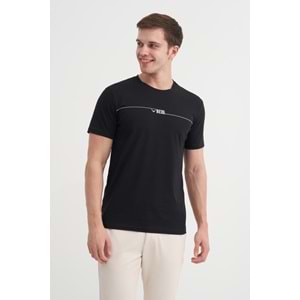 CAZ 4206 BIS YK T-SHIRT - CAZADOR - SİYAH - L