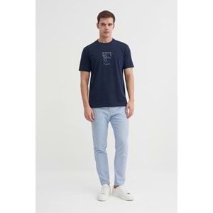 CAZ 4188 BIS YK T-SHIRT - CAZADOR - LACİVERT - L