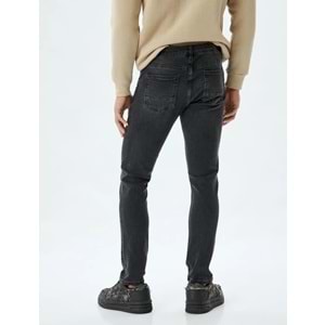 Erkek Giyim Slim Fit Kot Pantolon - Brad Jean 5WAM40073ID