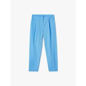 Yüksek Bel Cepli Havuç Kesim Pantolon 5SAK40167UW