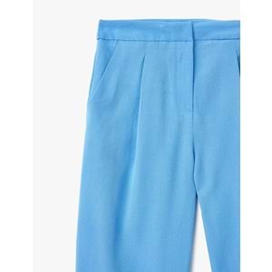 Yüksek Bel Cepli Havuç Kesim Pantolon 5SAK40167UW