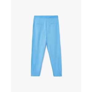 Yüksek Bel Cepli Havuç Kesim Pantolon 5SAK40167UW