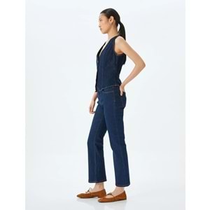 İspanyol Paça i Normal Bel Kot Pantolon 5SAL40051MD