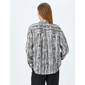 Uzun Kollu Saten Gömlek 5SAK60020UW