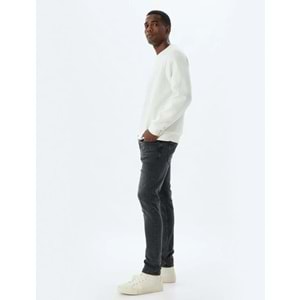 Skinny Fit Kot Pantolon - Michael Jean 5WAM40072ID - KOTON - SİYAH - 32/30