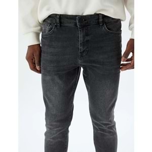 Skinny Fit Kot Pantolon - Michael Jean 5WAM40072ID - KOTON - SİYAH - 32/30