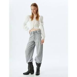 Geniş Paça Kot Pantolon 5WAL40119MD