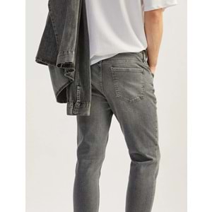 Pamuklu Skinny Fit Jean Pantolon - Michael Jean 5SAM40088ND - KOTON - GRİ - 32/30