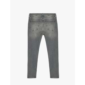 Pamuklu Skinny Fit Jean Pantolon - Michael Jean 5SAM40088ND - KOTON - GRİ - 32/30