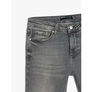Pamuklu Skinny Fit Jean Pantolon - Michael Jean 5SAM40088ND - KOTON - GRİ - 32/30