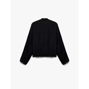 Kadın Giyim Gömlek 5SAL60079IW - KOTON - SİYAH - 34