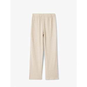 Bol Paça Dokulu Pantolon 5SAK40011UK - KOTON - BEJ - XL