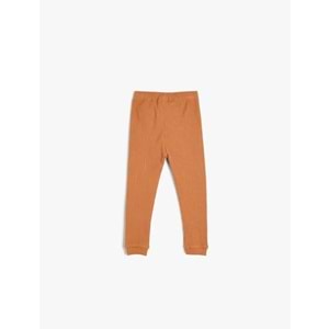 Erkek Bebek Beli Bağlamalı Pamuklu Jogger Eşofman Altı 5SMB40014TK - KOTON - KAHVERENGİ - 3-4 YAŞ