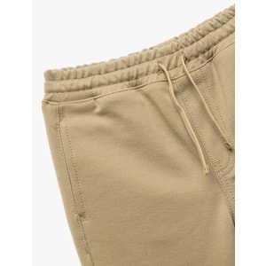 Erkek Çocuk Cep Detaylı Beli Bağlamalı Basic Jogger Eşofman Altı 5SKB40146TK - KOTON - KAHVERENGİ - 9-10 YAŞ