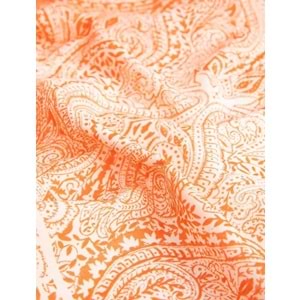 Kadın Etnik Desenli Kare Şal