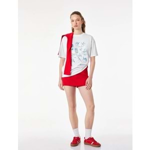 Kadın Giyim Tişört 6SAL10729IK - KOTON - EKRU - M