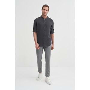 REGULAR FIT 20250U.KOL GÖMLEK CAZ 20250 - CAZADOR - ANTRASİT - XL