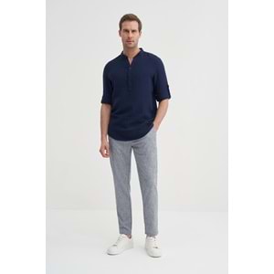 REGULAR FIT 20250U.KOL GÖMLEK CAZ 20250 - CAZADOR - LACİVERT - XXL