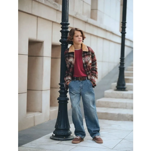 Loose Straight Fit Denim Pantolon 7WKB40002TD - KOTON - PETROL - 11-12