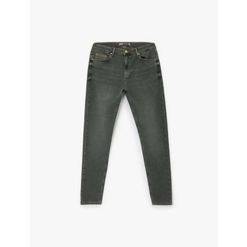 Erkek Giyim Pamuklu Normal Bel Slim Fit Jean Pantolon - Brad Jean 6WAM40017ND