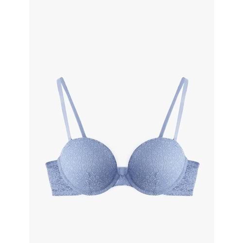 Kadın İç Giyim Çıkarılabilir Askılı Ekstra Dolgulu Maximizer Destekli Dantelli Sütyen