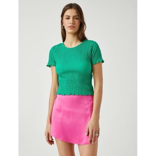 Kadın Giyim Tişört 2YAK13807EK Yeşil