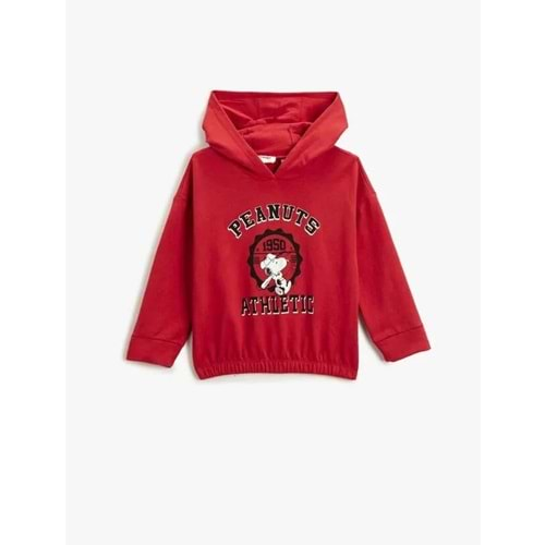 Kız Çocuk Giyim Sweatshirt 3WKG10166AK Kırmızı