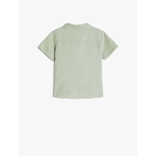 Erkek Bebek Giyim Gömlek 3SMB60058TW Yeşil