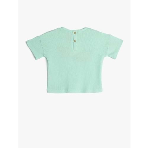 Erkek Bebek Giyim Tişört 3SMB10327TK Yeşil