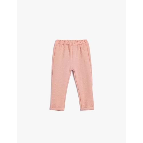 Kız Bebek Eşofman Altı Dokulu Beli Lastikli 5WMG40050AK