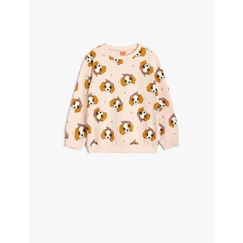 Kız Bebek Sweatshirt - KOTON - 5WMG10095AK - PEMBE - 3-4 YAŞ