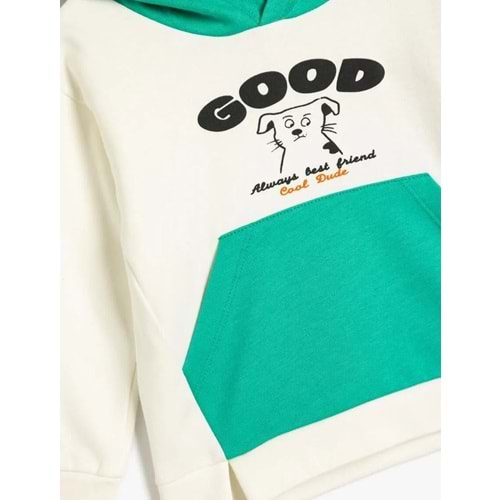 Erkek Bebek Kapşonlu Sweat 5WMB10149TK