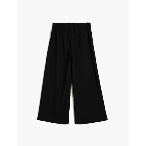 Kız Çocuk Geniş Paça Pantolon Beli Lastikli - KOTON - 5WKG40026AW - 5-6 YAŞ