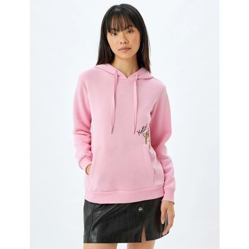 Kapüşonlu Oversize Sweatshirt 5WAL10207IK