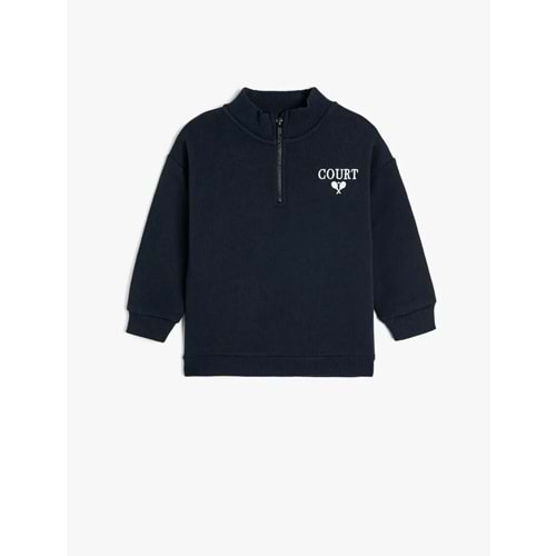 Erkek Çocuk Giyim Sweatshirt - KOTON - 5WKB10401TK - LACİVERT - 9-10 YAŞ