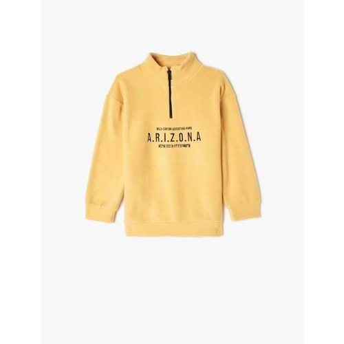 Erkek Çocuk Polar Sweatshirt Dik Yaka 5WKB10214TK