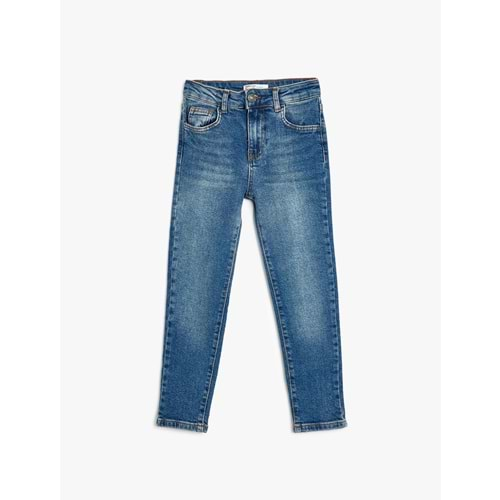 Erkek Çocuk Dar Paça Kot Pantolon - Skinny Jean 5WKB40026TD