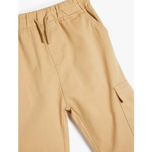 Erkek Çocuk Jogger Kargo Pantolon Beli Lastikli Cep Detaylı 5SKB40054TW