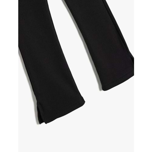 Kız Bebek İspanyol Paça Tayt Tek Cepli Yırtmaç Detaylı 5SMG40009AK