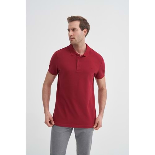 CAZ 4613 POLO PİKE T-SHIRT - CAZADOR - BORDO - M