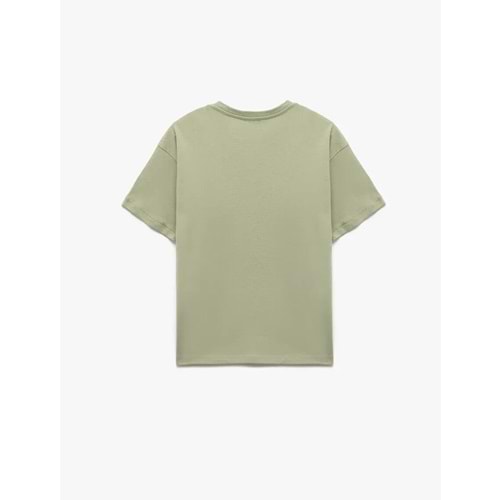 Erkek Çocuk Cep Detaylı Kısa Kollu Bisiklet Yaka Pamuklu Tişört 5SKB10542TK