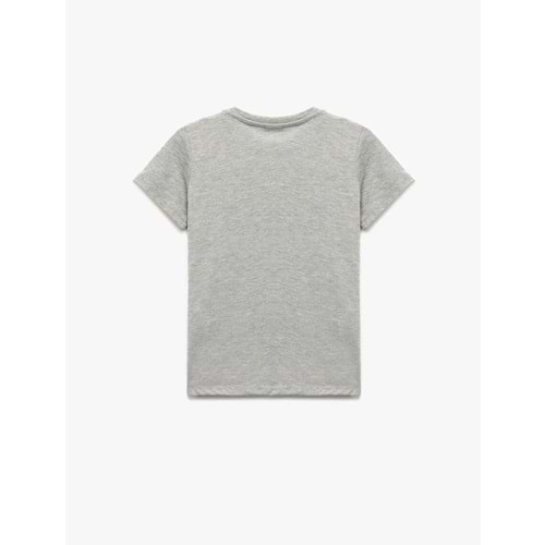 Erkek Çocuk Baskılı Kısa Kollu Yuvarlak Yaka Pamuklu Tişört 5SKB10560TK