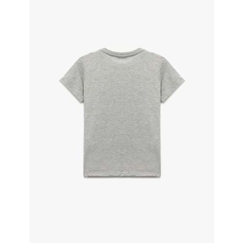 Erkek Çocuk Baskılı Bisiklet Yaka Kısa Kollu Tişört 5SKB10564TK