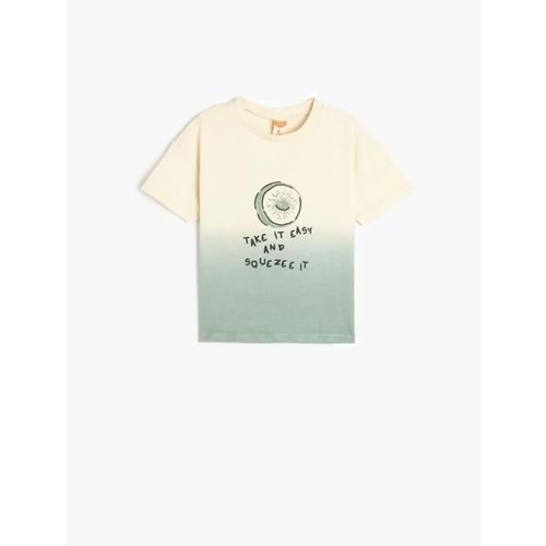 Erkek Bebek Kısa Kollu Pamuklu Nakış Detaylı Tişört 5SMB10183TK