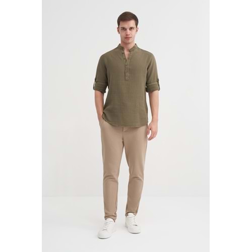 REGULAR FIT 20250U.KOL GÖMLEK CAZ 20250 - CAZADOR - HAKİ - XL